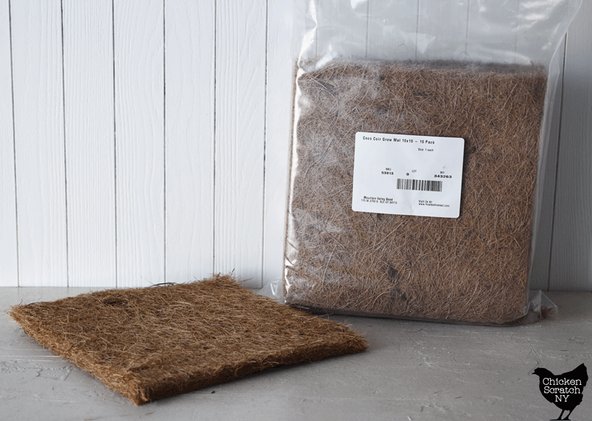 coconut coir grow mats for hydroponic microgreens